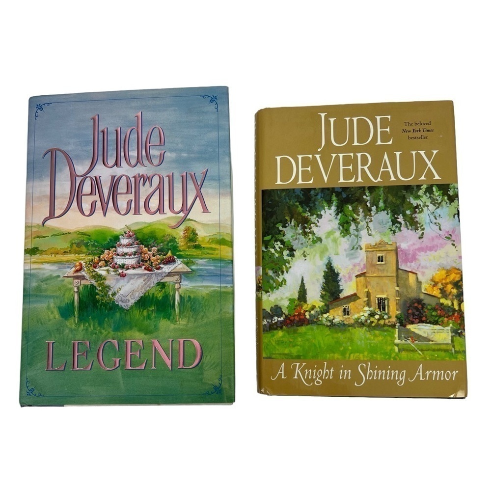 Jude Deveraux Fiction Book/Novel Lot/2 Hardcover Dust Cover Romance/Contemporary